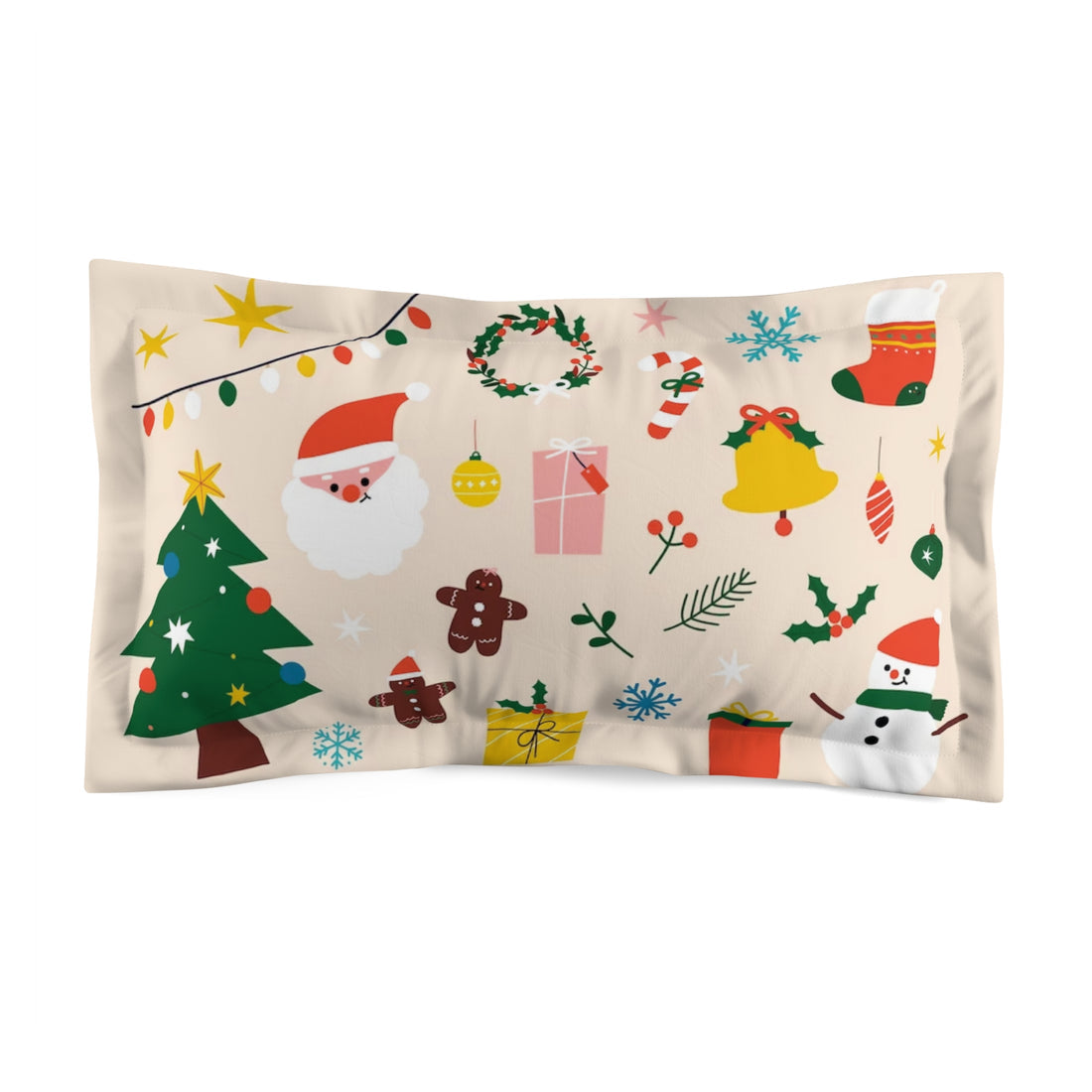 Microfiber Christmas Pillow Sham