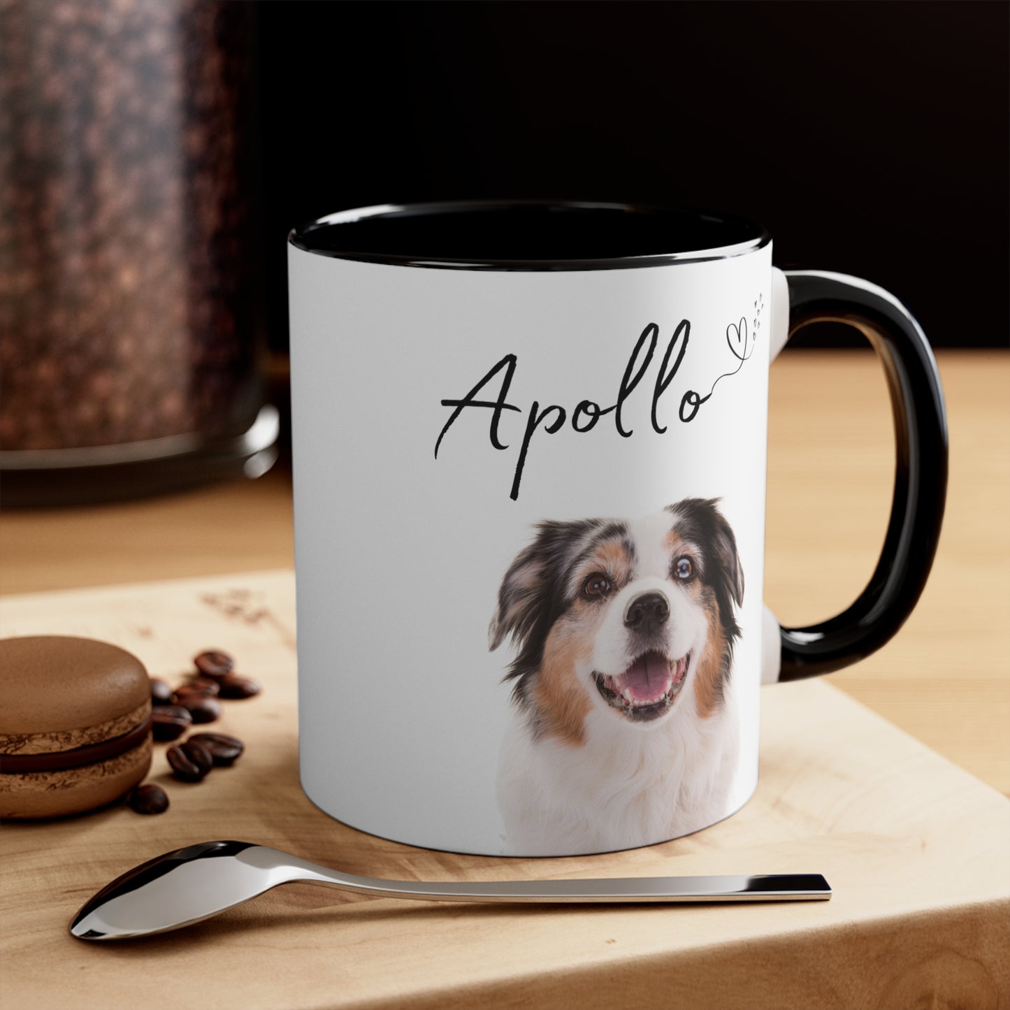 Customised Dog Birthday Coffee Mug, 11oz, Pet Name and Photo Mug