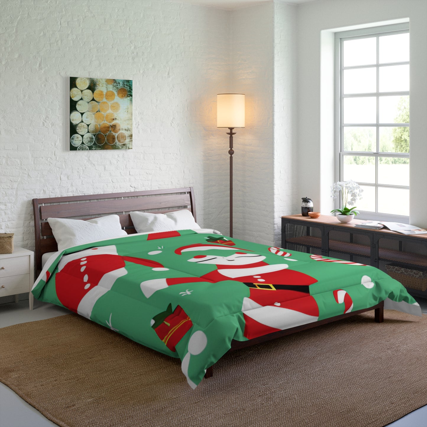 Cozy Christmas Comforter – Lightweight 100% Polyester Blanket