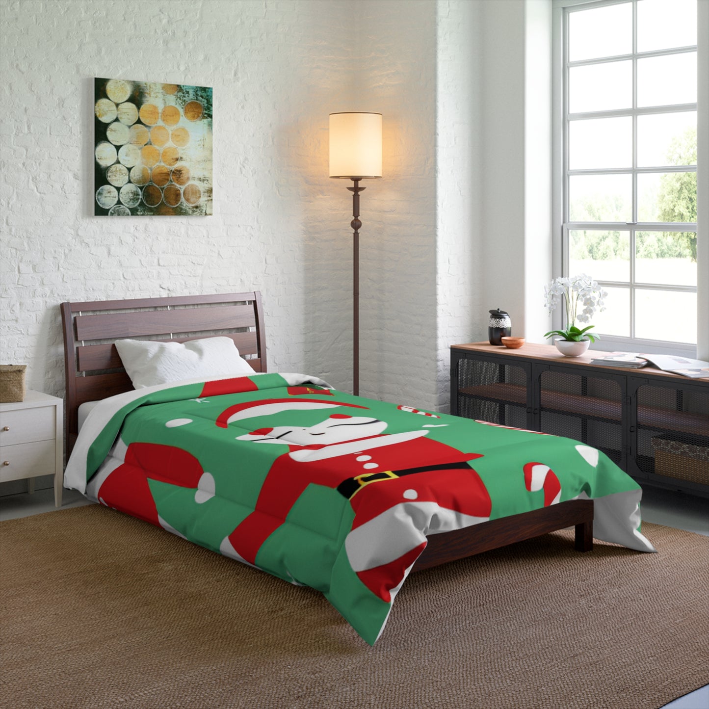 Cozy Christmas Comforter – Lightweight 100% Polyester Blanket