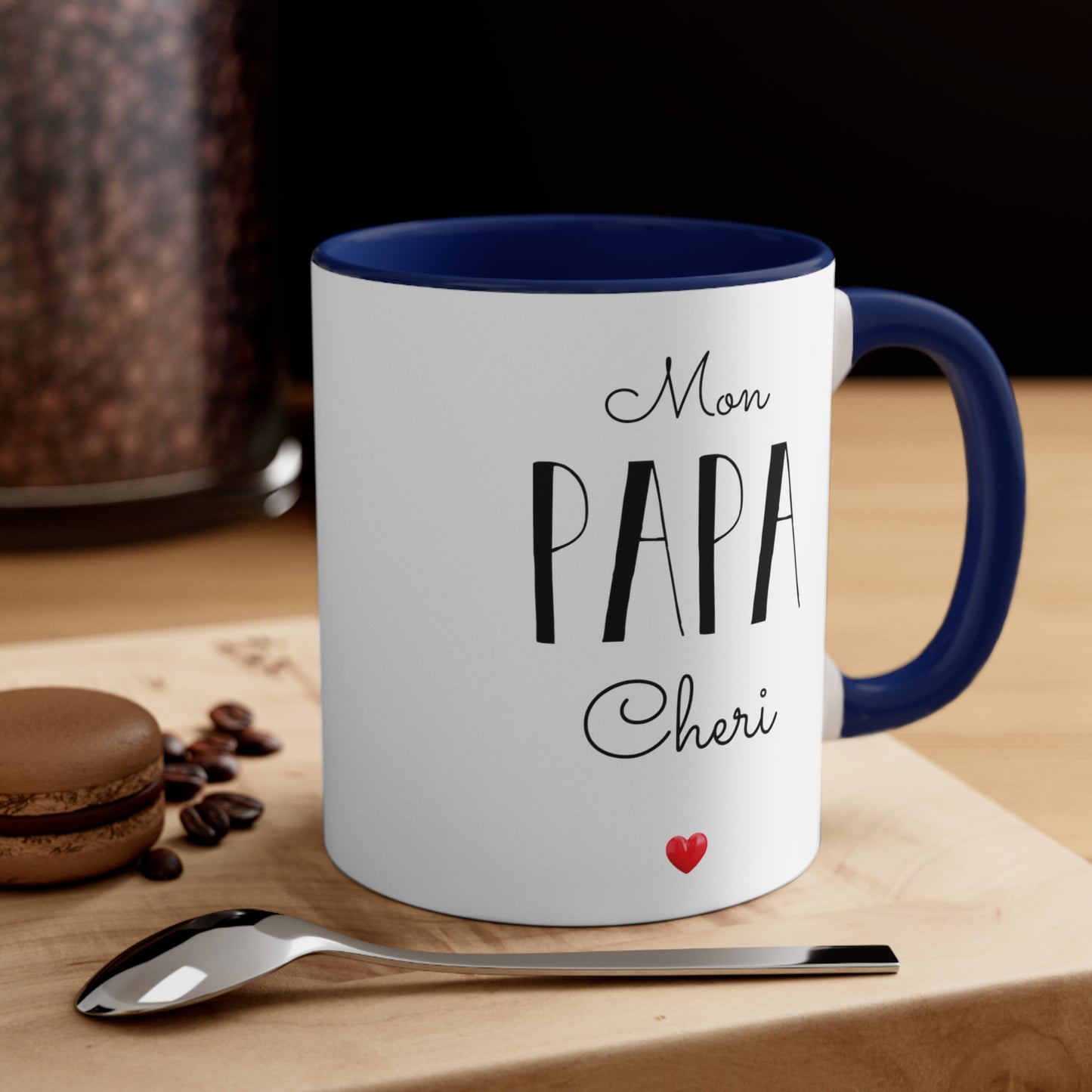 Mom, Pap and Cheri Birthday Accent Coffee Mug, 11oz
