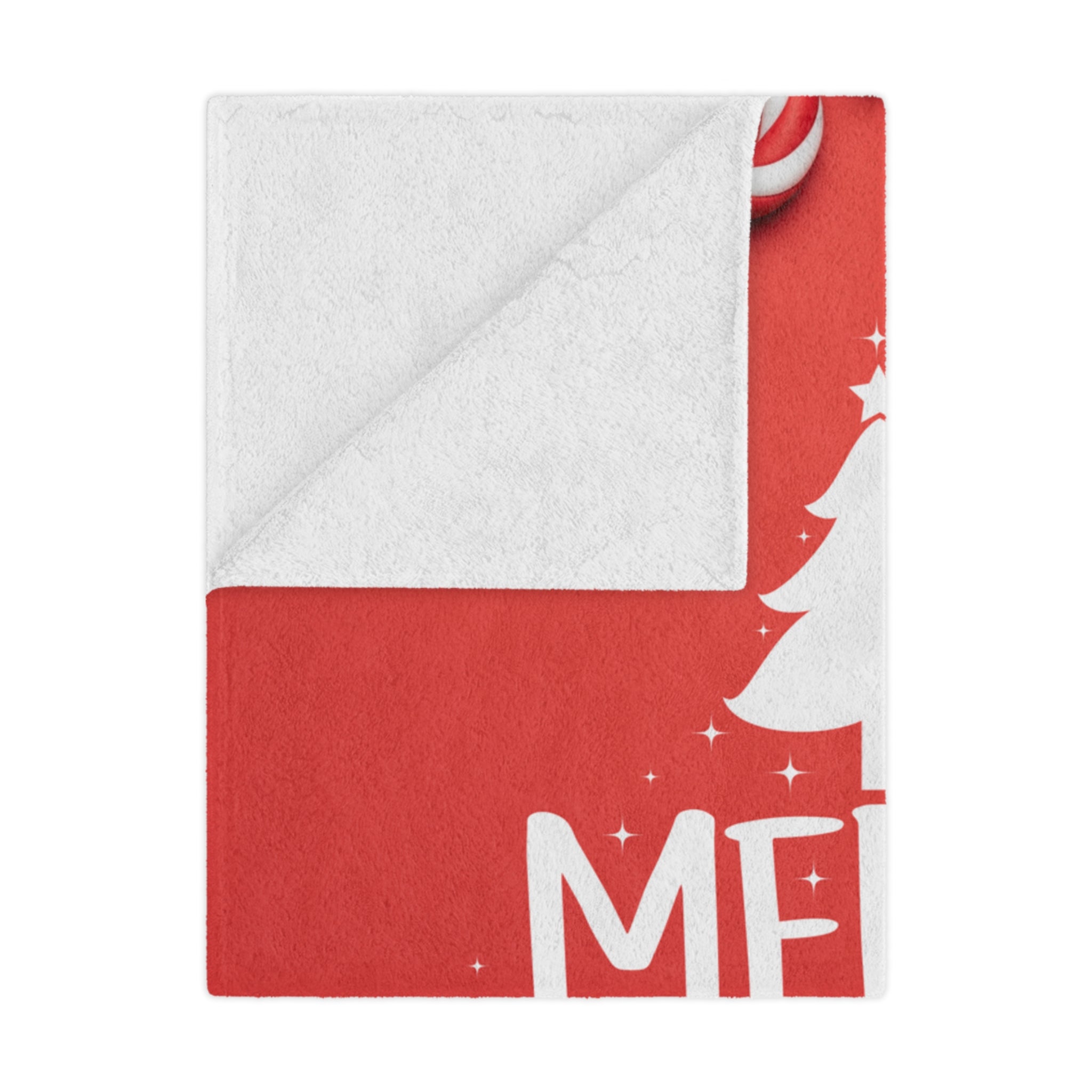 Merry Christmas, Spread Love and Joy Printed Minky Blanket