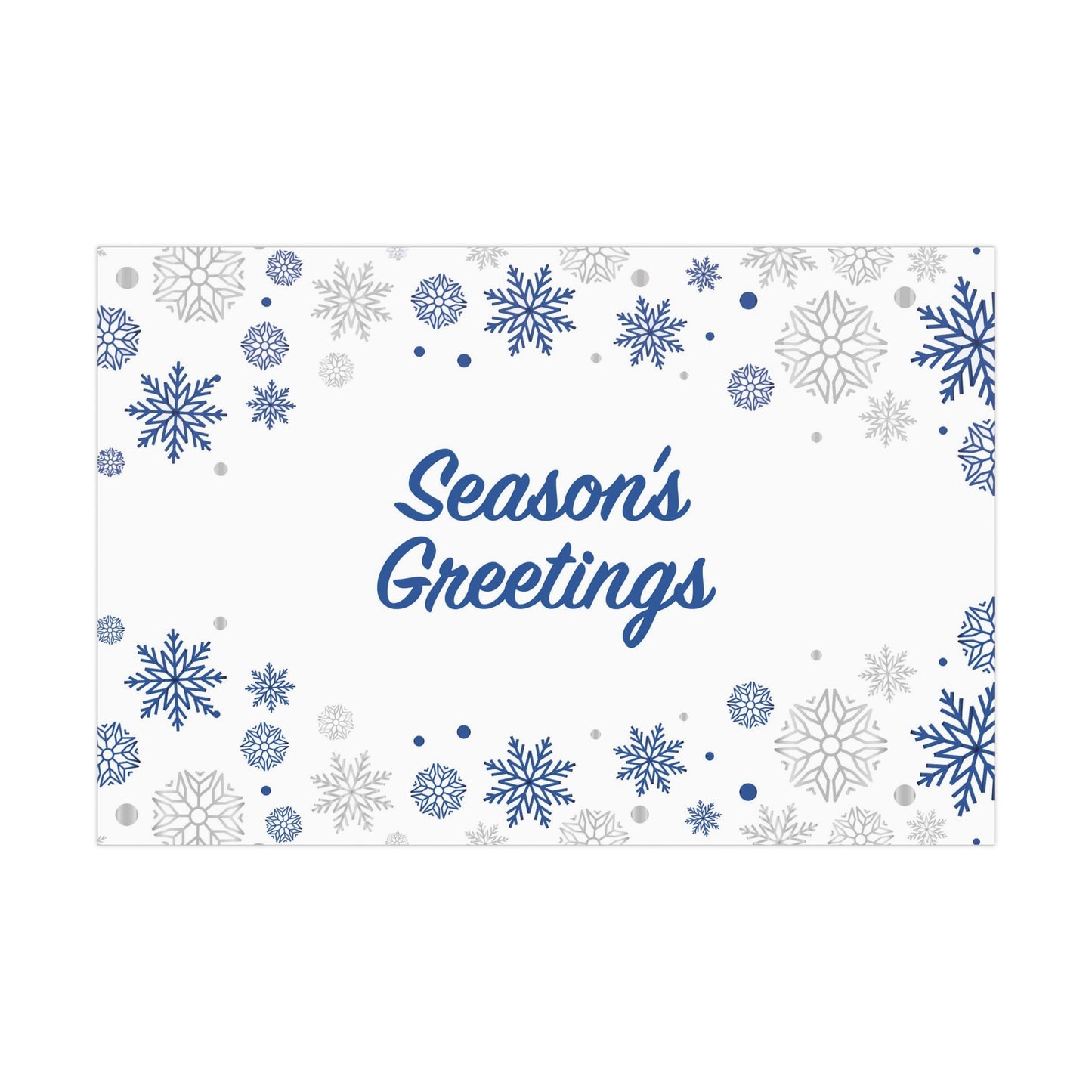 Season's Greetings Gift Wrap Papers, White