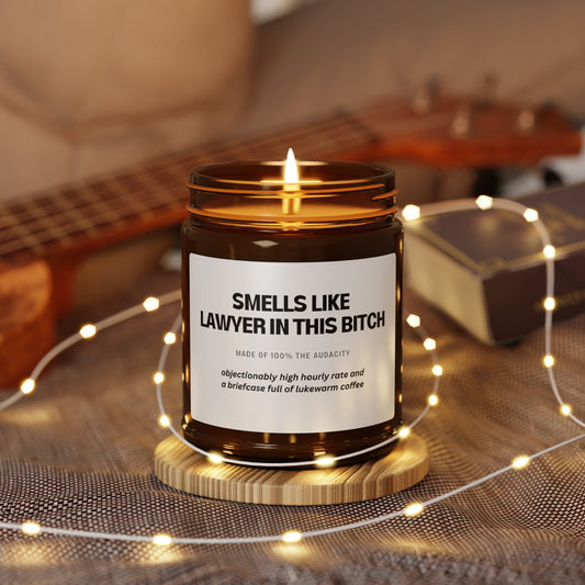Smells Like Lawyer In This Bitch Candle for Her
