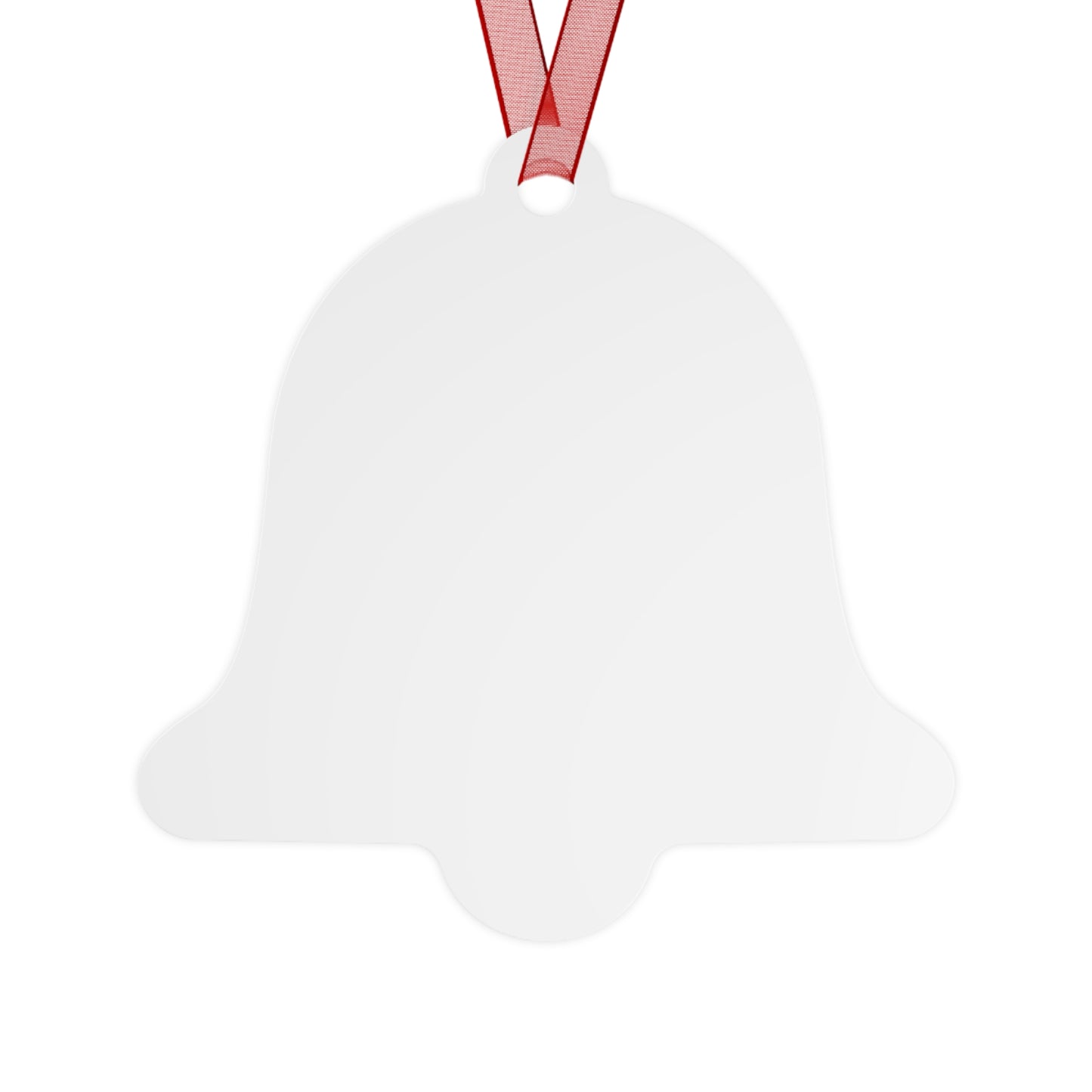 Durable Christmas Metal Ornaments with Glossy Double-Sided Print