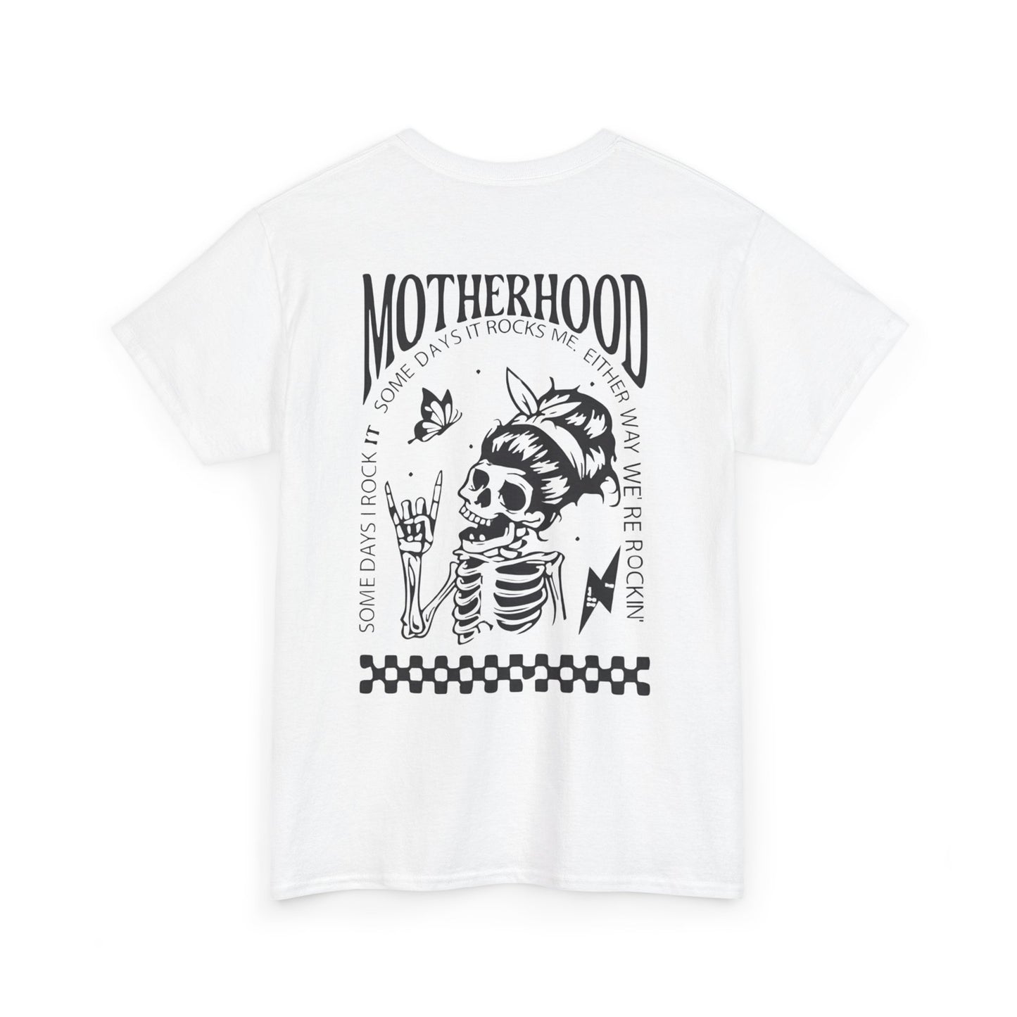 Motherhood Two Side Printed Tshirt for Mom, Mother's Day Gift