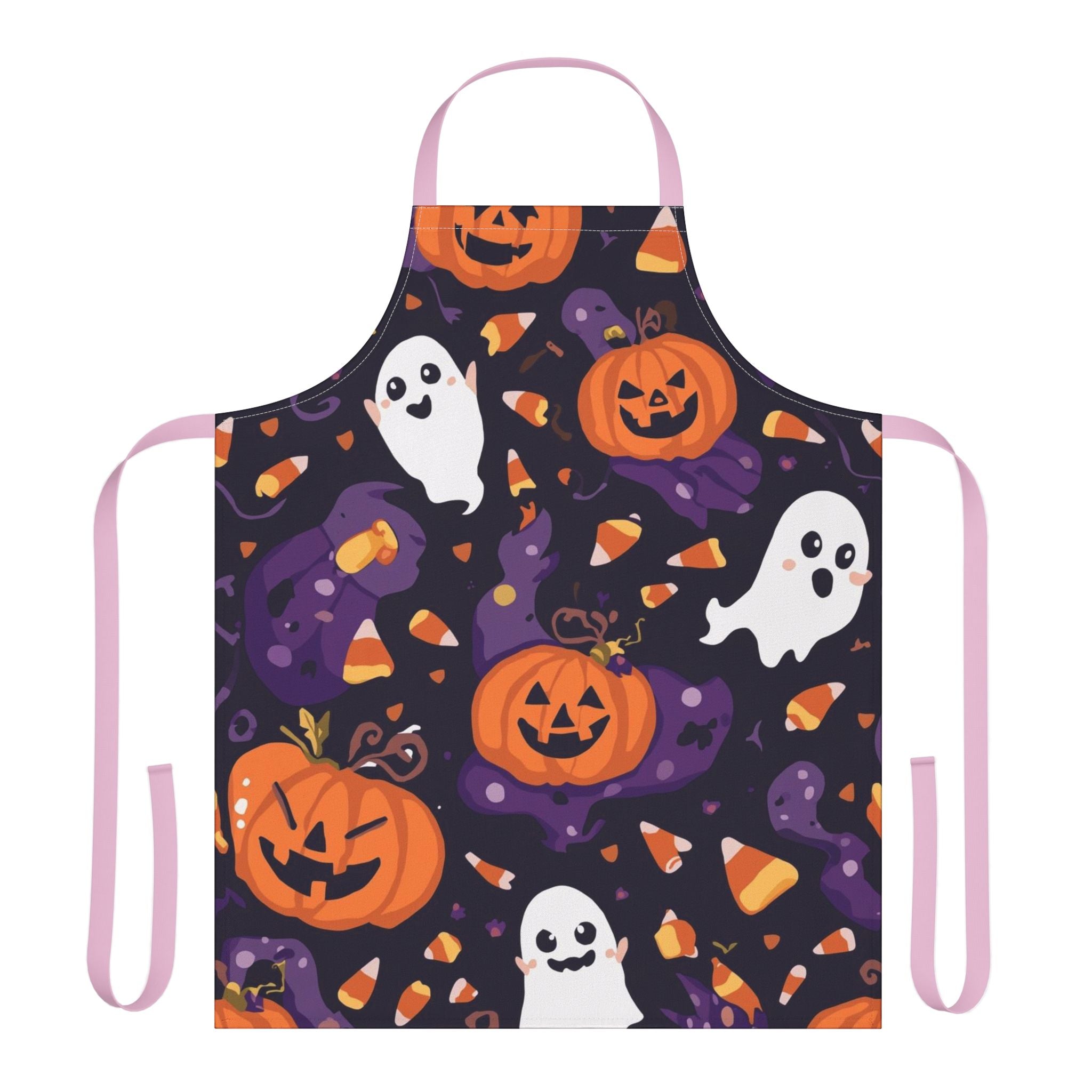 Halloween Apron – Festive Cooking and Baking Apron for Halloween Parties and Fall Kitchen Fun