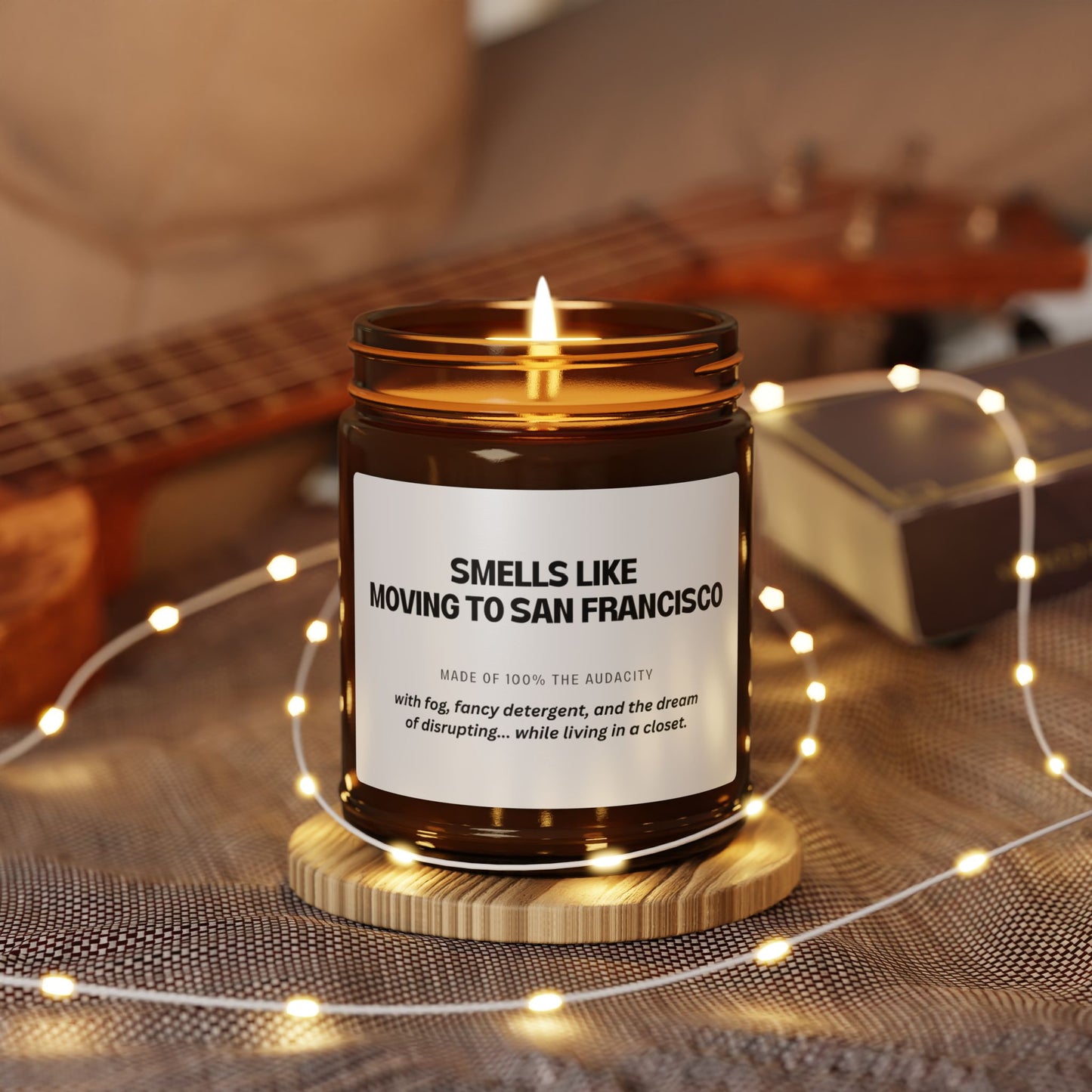 Smells Like Moving to San Francisco Candle, Housewarming Gift for Her