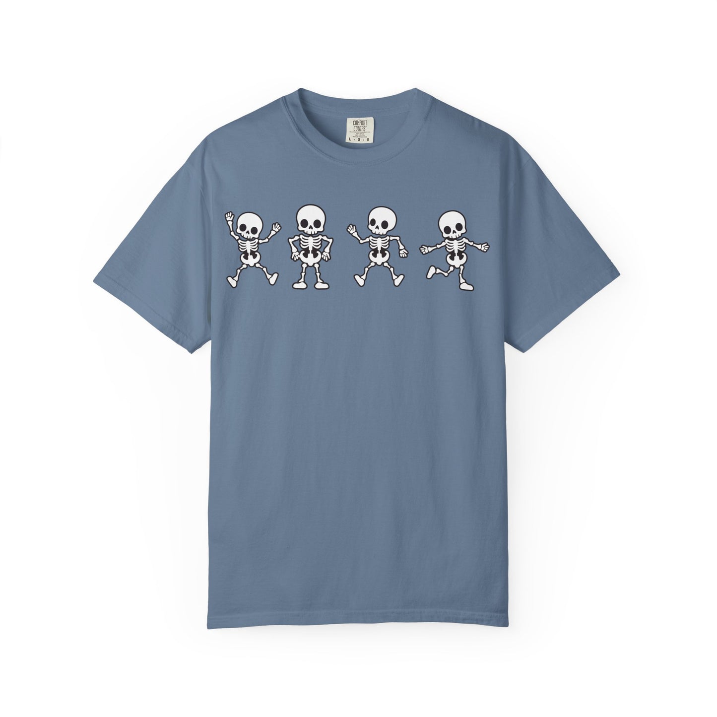 Dancing Skeletons Halloween T-Shirt – Fun Spooky Graphic Tee for Adults & Teens
