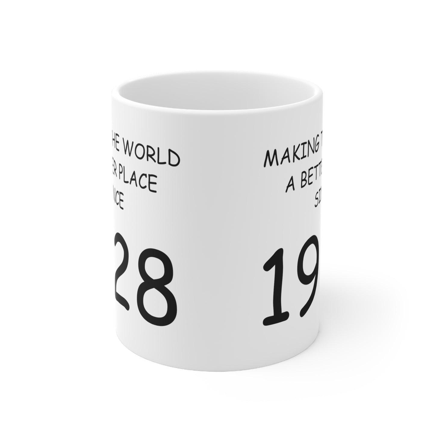1928 Birthday Ceramic Mug 11oz, White