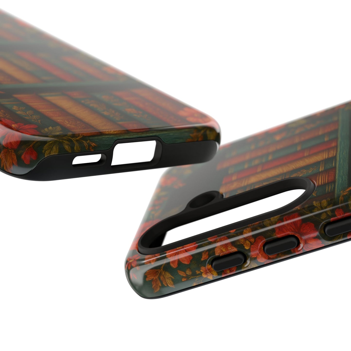 Phone Case - Bookshelf Vintage Book Lover's iPhone & Samsung Cover