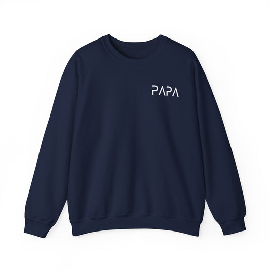 Papa Crewneck Sweatshirt – Cozy Dad Pullover