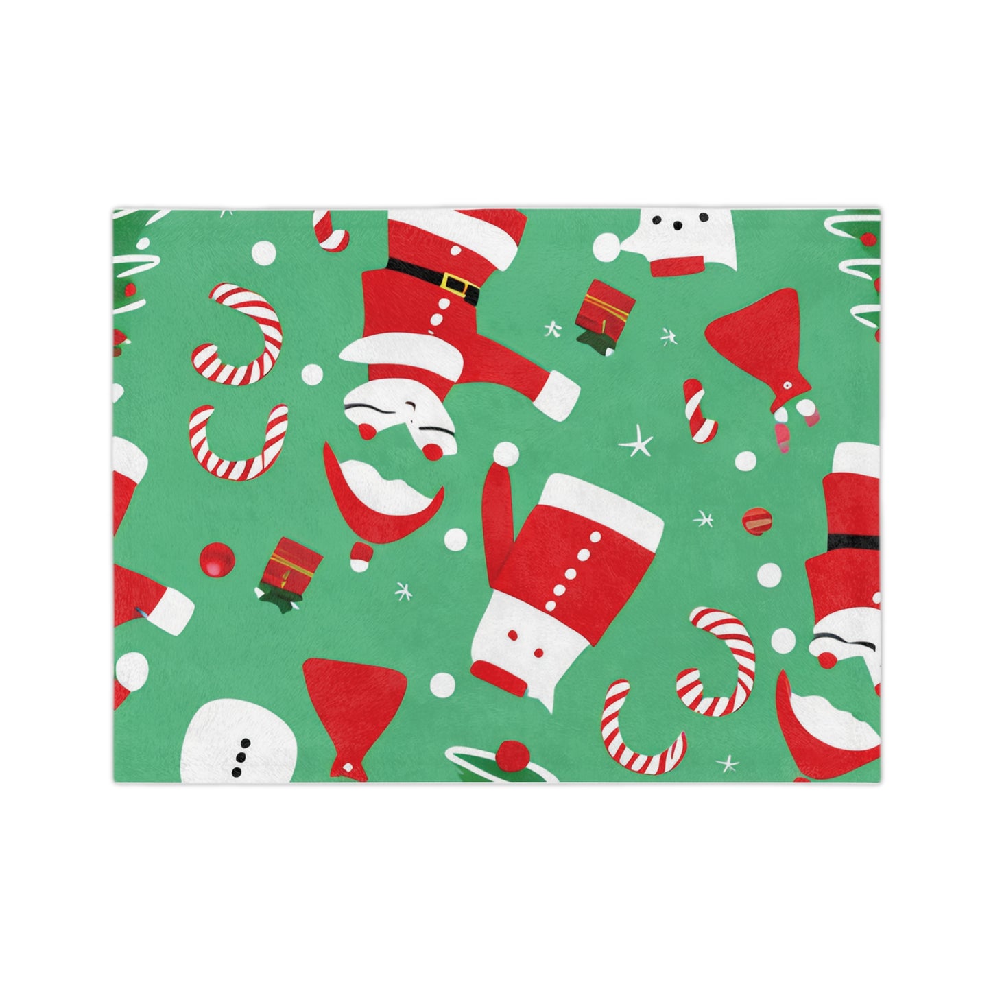 Christmas Velveteen Minky Blanket – Ultra-Soft Fleece Throw in Multiple Sizes