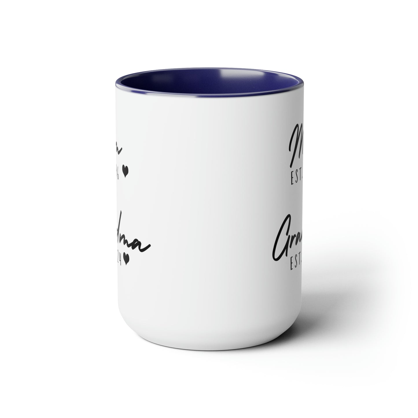 Mom & Grandmaa Custom Year Birthday Mug, Mother's Day Gift