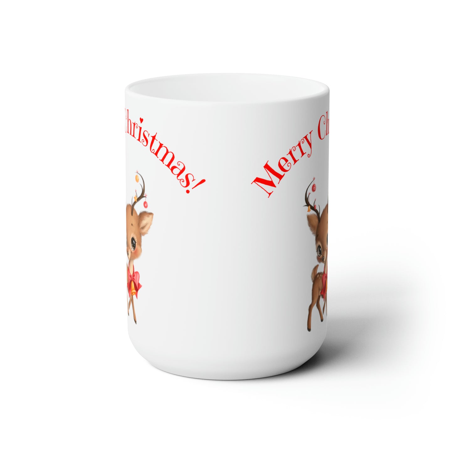 Merry Christmas Theme Mug, Ceramic, 15oz