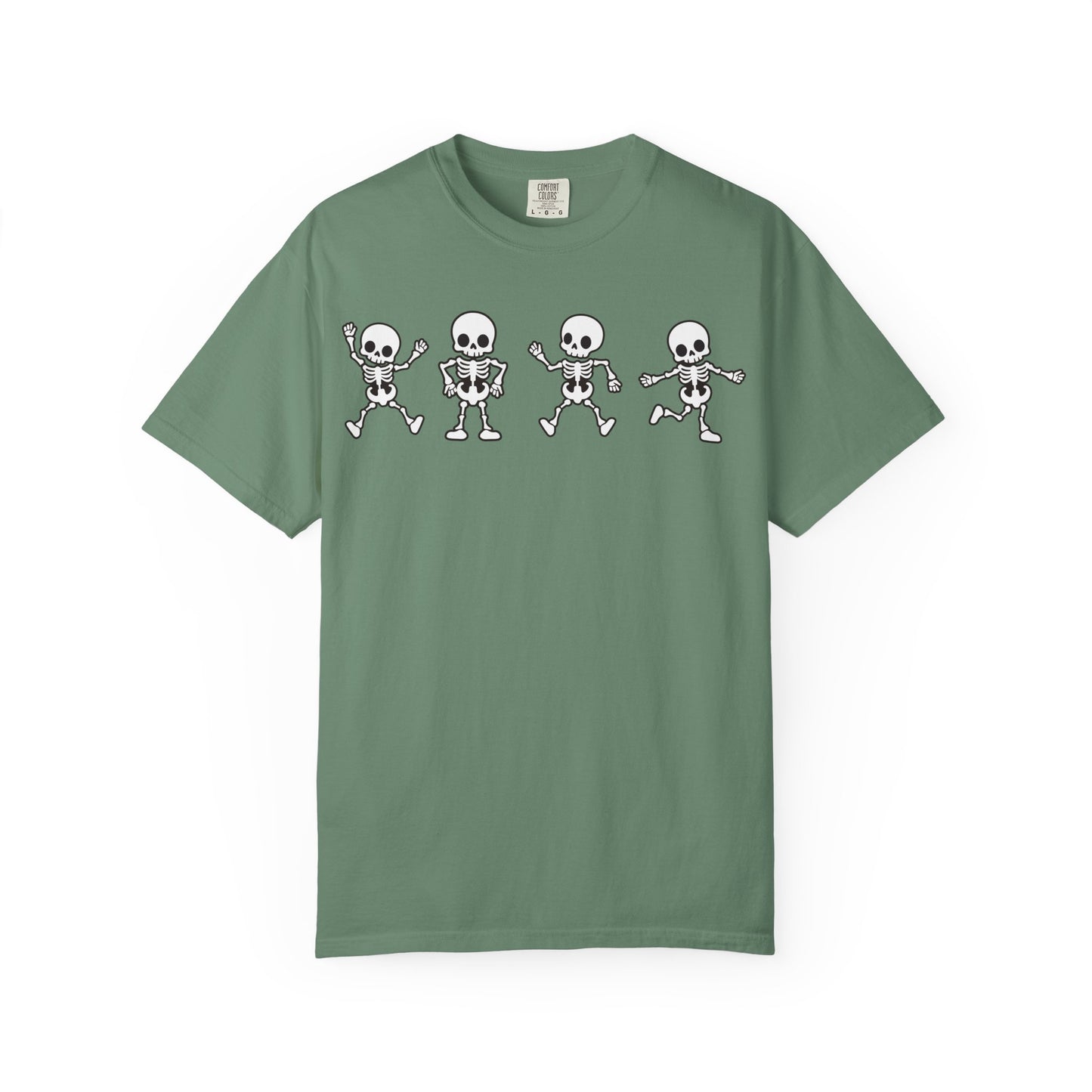 Dancing Skeletons Halloween T-Shirt – Fun Spooky Graphic Tee for Adults & Teens