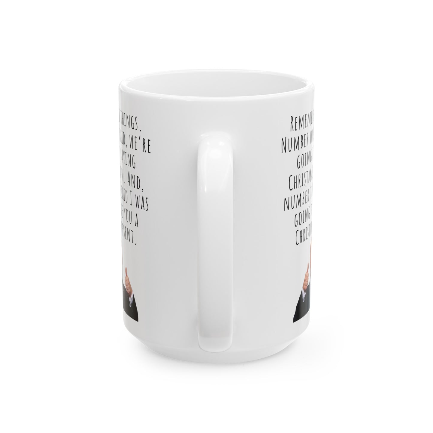 Funny Trump Mug for Husband, 11,15 oz, Trump Speech Mug for Husband