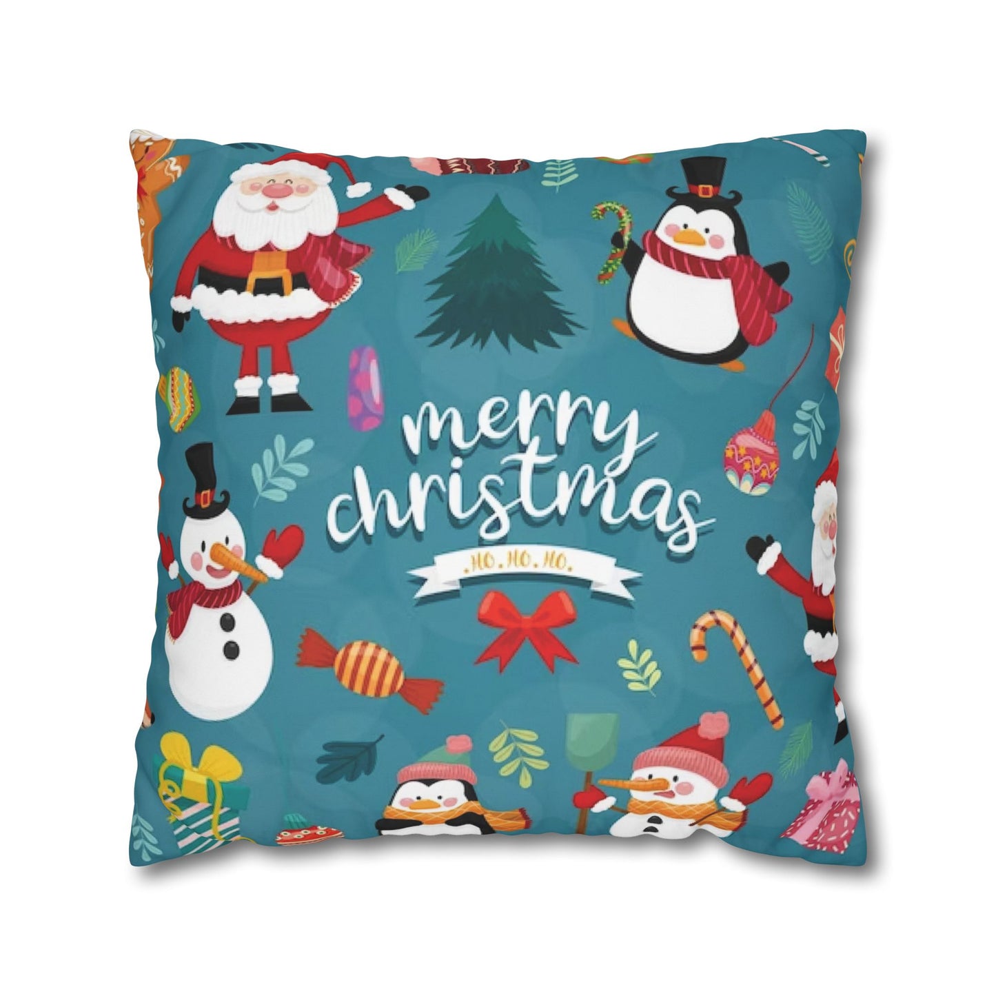 24x24 Christmas Pillow Cover, Multiple Designs