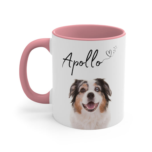 Customised Dog Birthday Coffee Mug, 11oz, Pet Name and Photo Mug