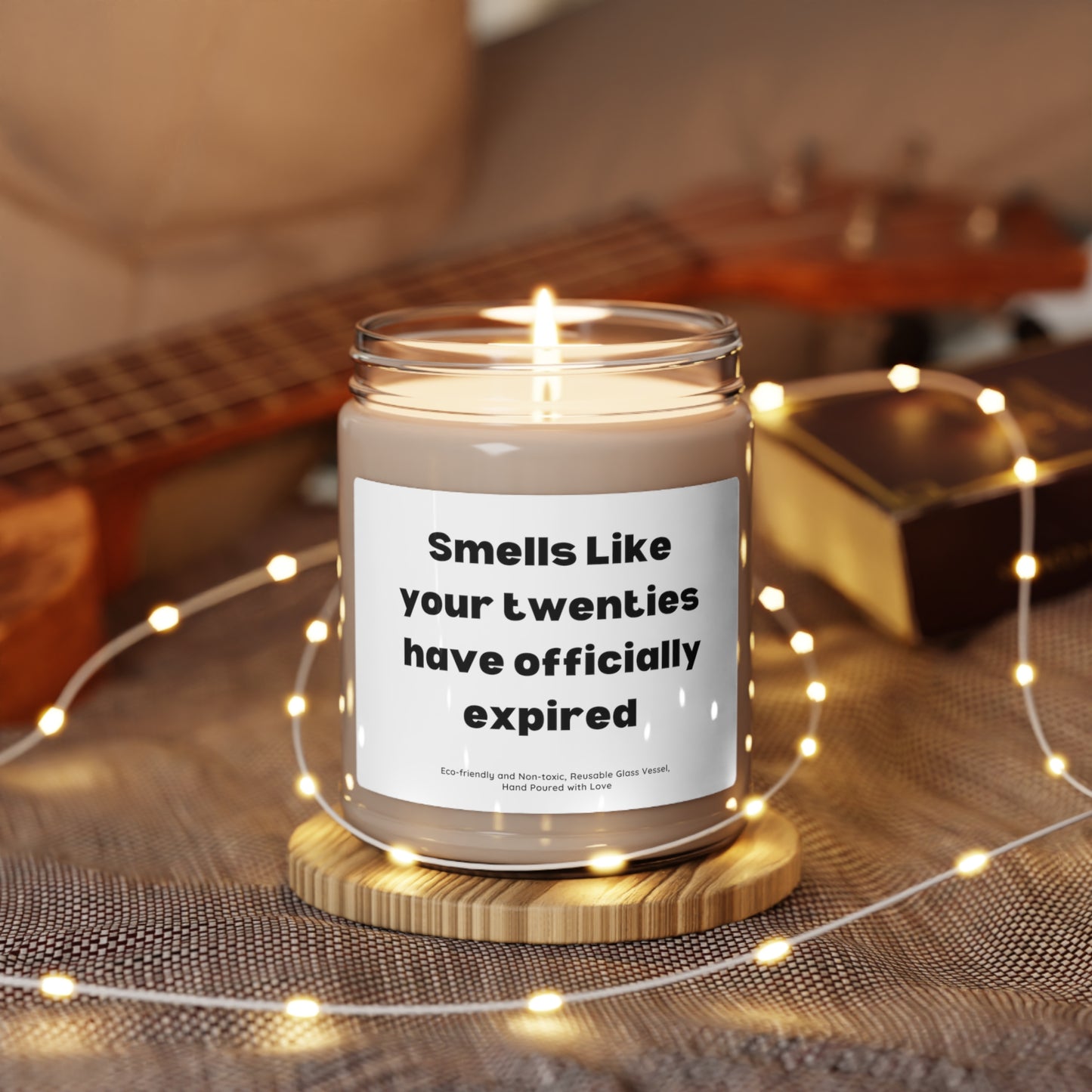 Smells Like Your Twenties Scented Soy Candle for Birthday GIft, 9oz