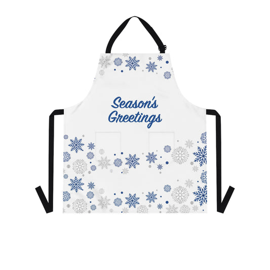 Season's Greetings Christmas Apron for Women and Men