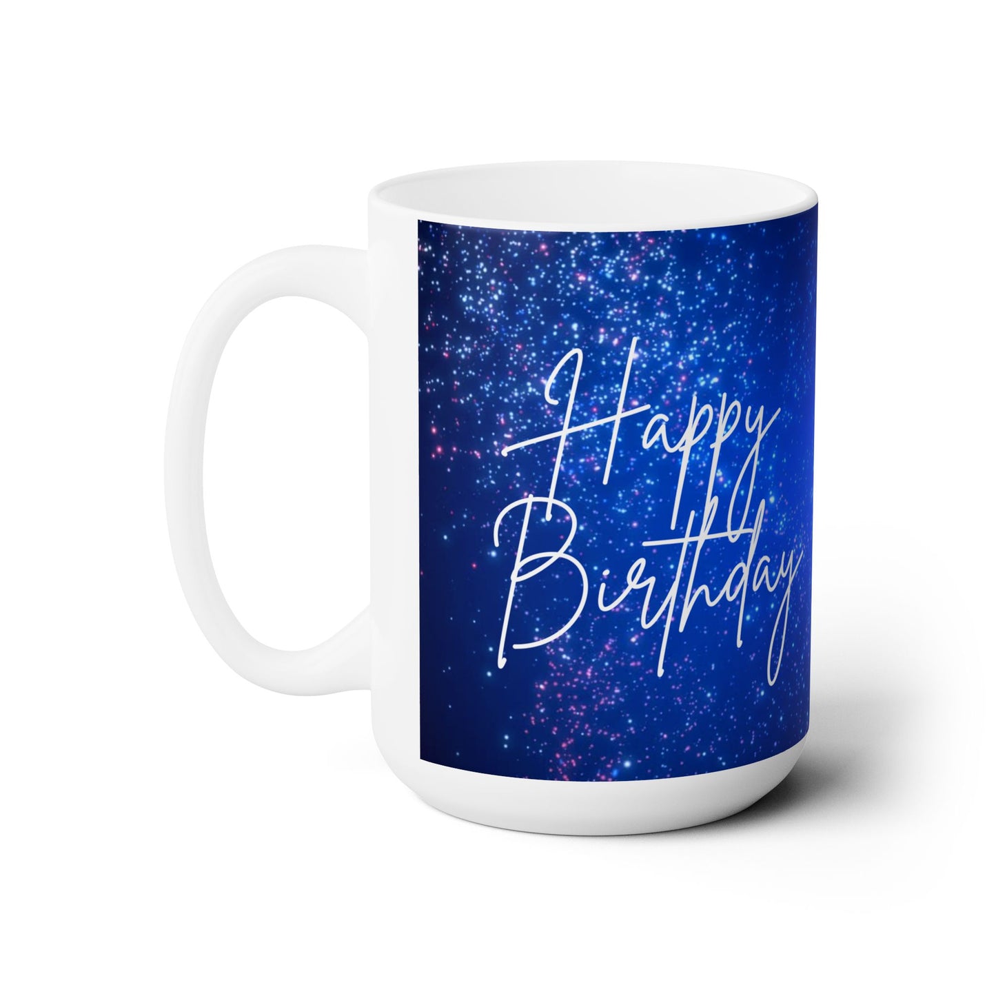 Birtdhay Ceramic Coffee Mugs 15oz, Birthday Gift for Him and Her
