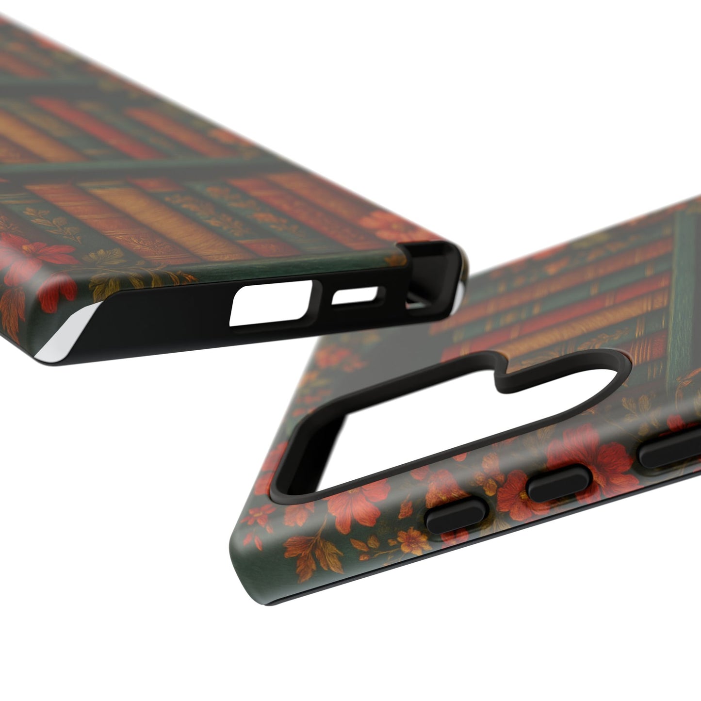 Phone Case - Bookshelf Vintage Book Lover's iPhone & Samsung Cover