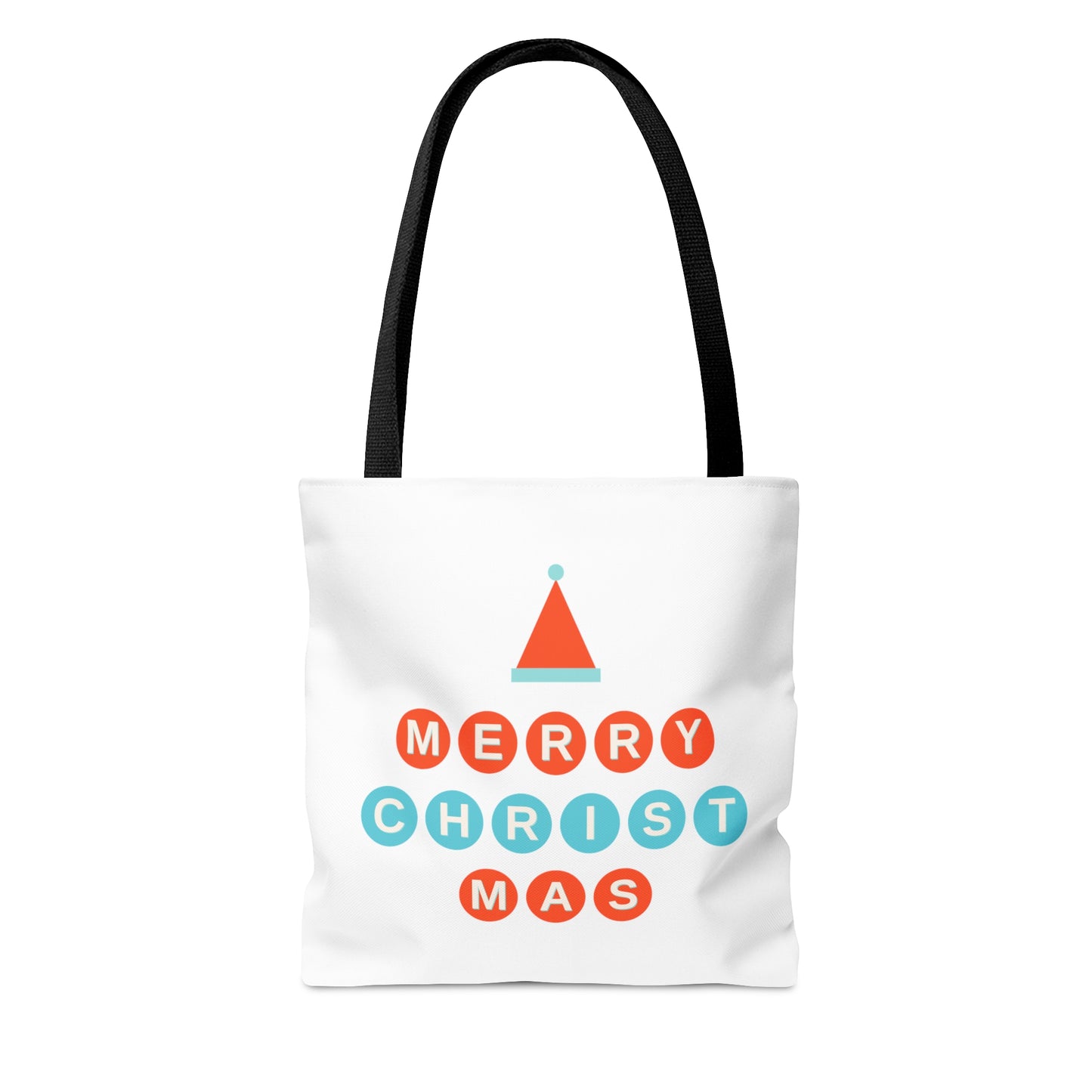 Merry Christmas Tote Bags, Reusable Tote Bags with Ho Ho Printed