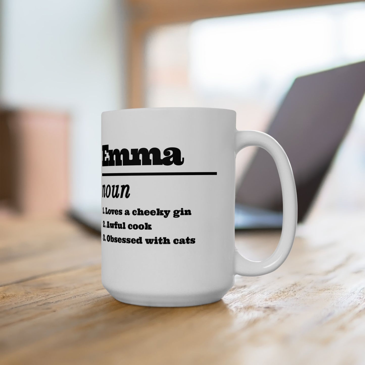 Customise Name Birthday Ceramic Mug 15oz