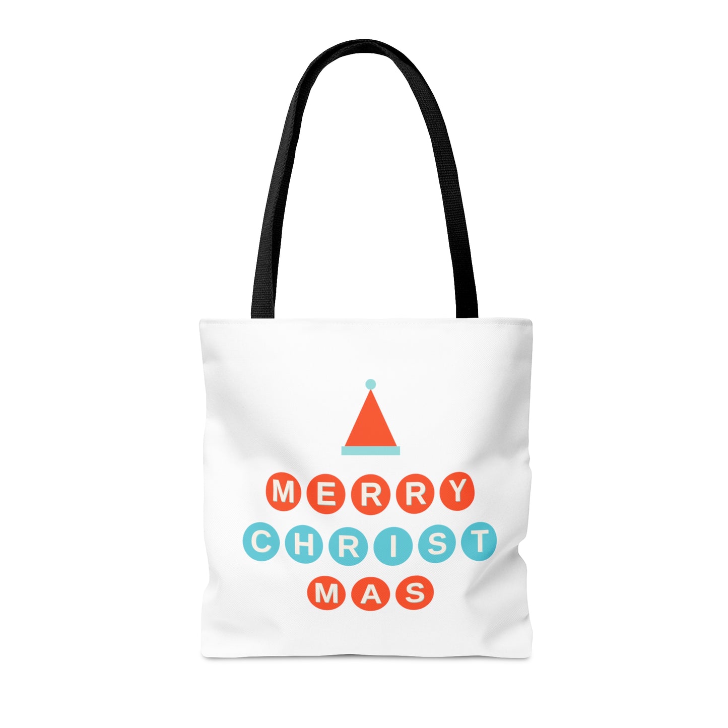 Merry Christmas Tote Bags, Reusable Tote Bags with Ho Ho Printed