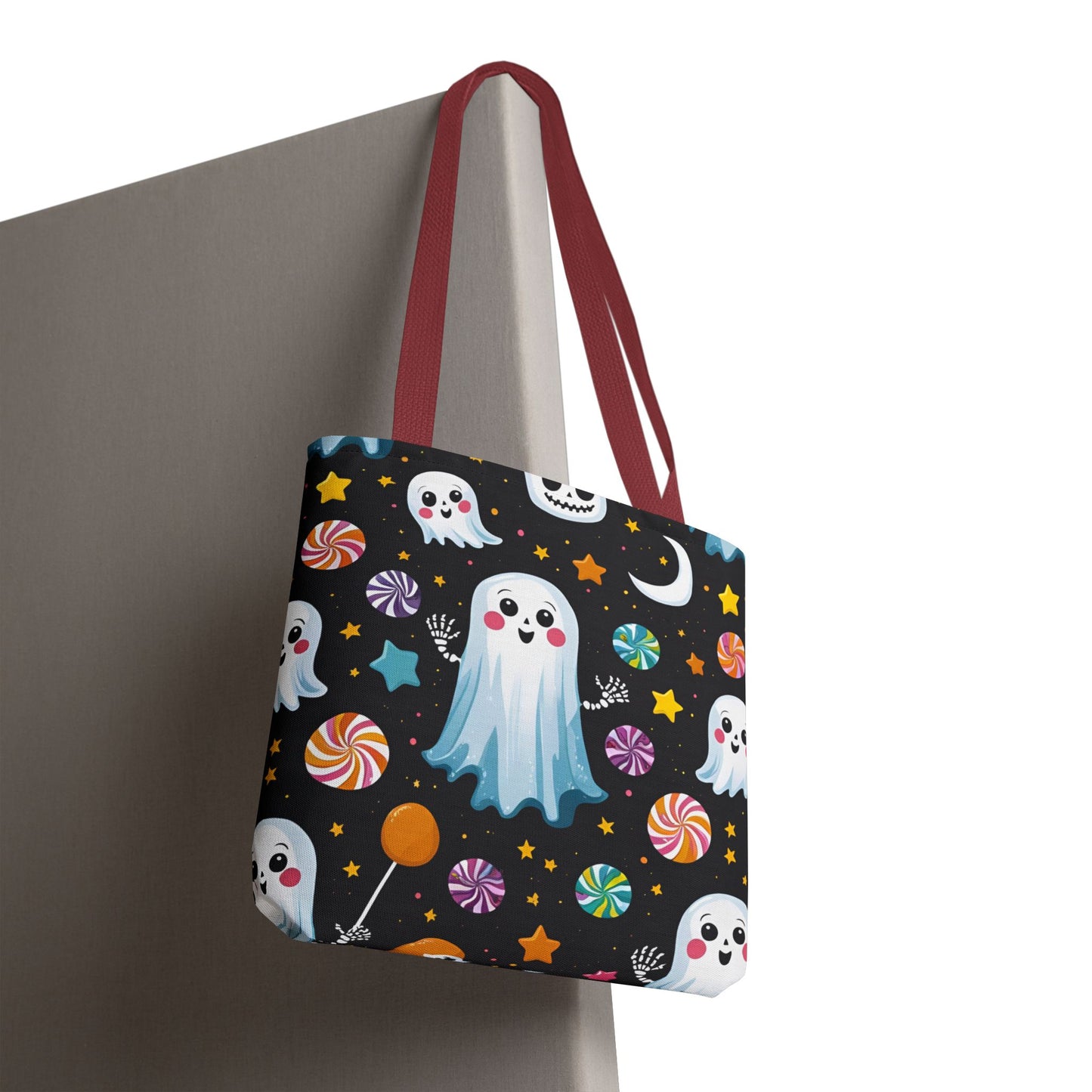 Halloween Canvas Tote Bag, Reusable and Stylish Bag for Trick-or-Treat Adventures, Halloween Parties, and Daily Use