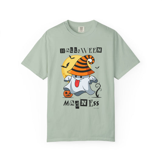 Halloween Madness Tee – Ghostly Grins Under Witchy Skies!