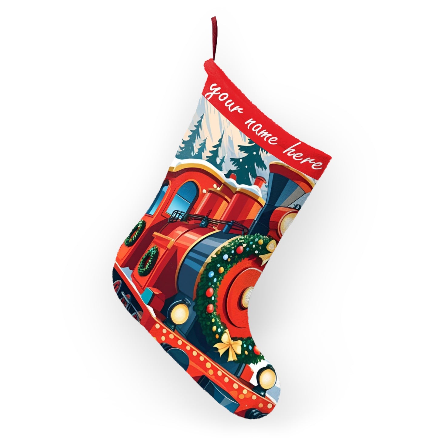 Custom Christmas Stocking for Kids or Adults – Personalized Holiday Gift