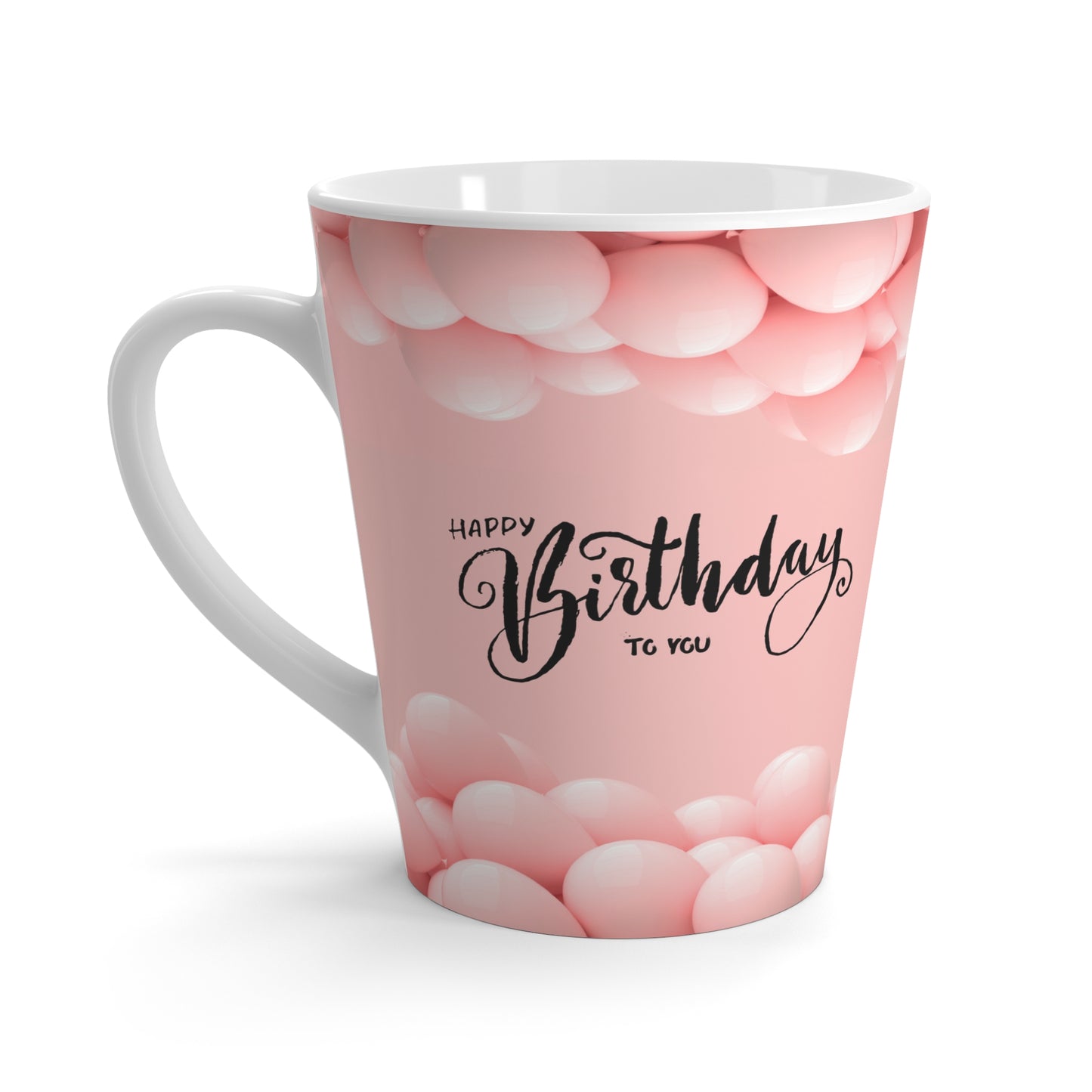 Happy Birthday To You Mugs for Her, Pink