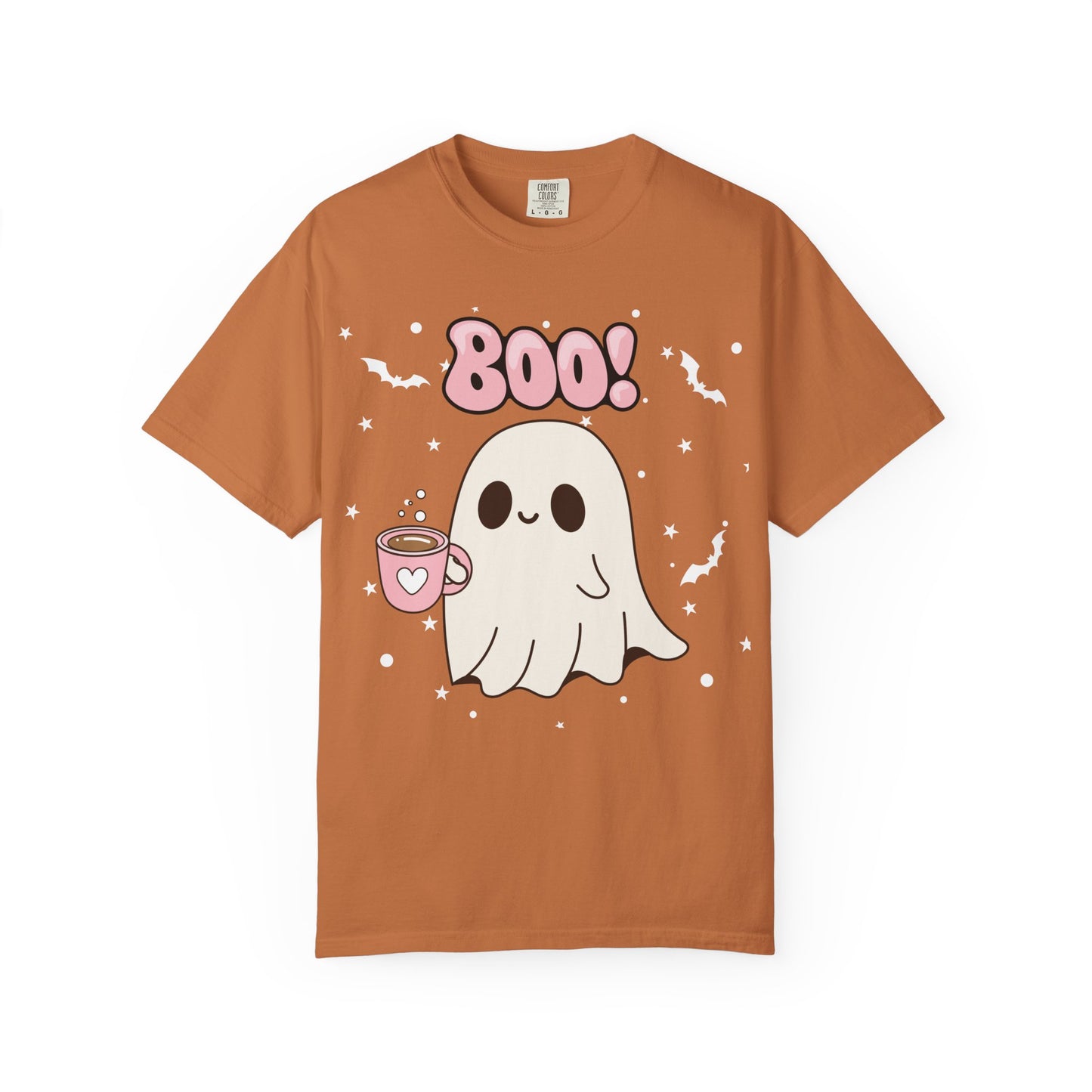 BOO Ghost Tee - Unisex Garment-Dyed T-shirt