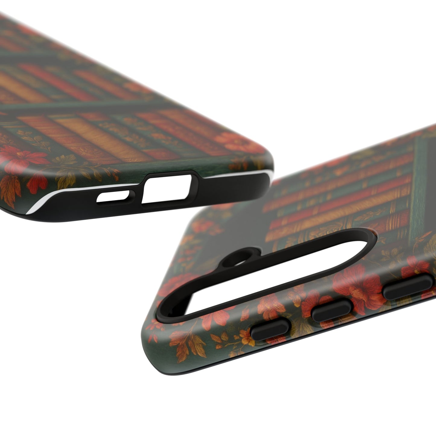 Phone Case - Bookshelf Vintage Book Lover's iPhone & Samsung Cover