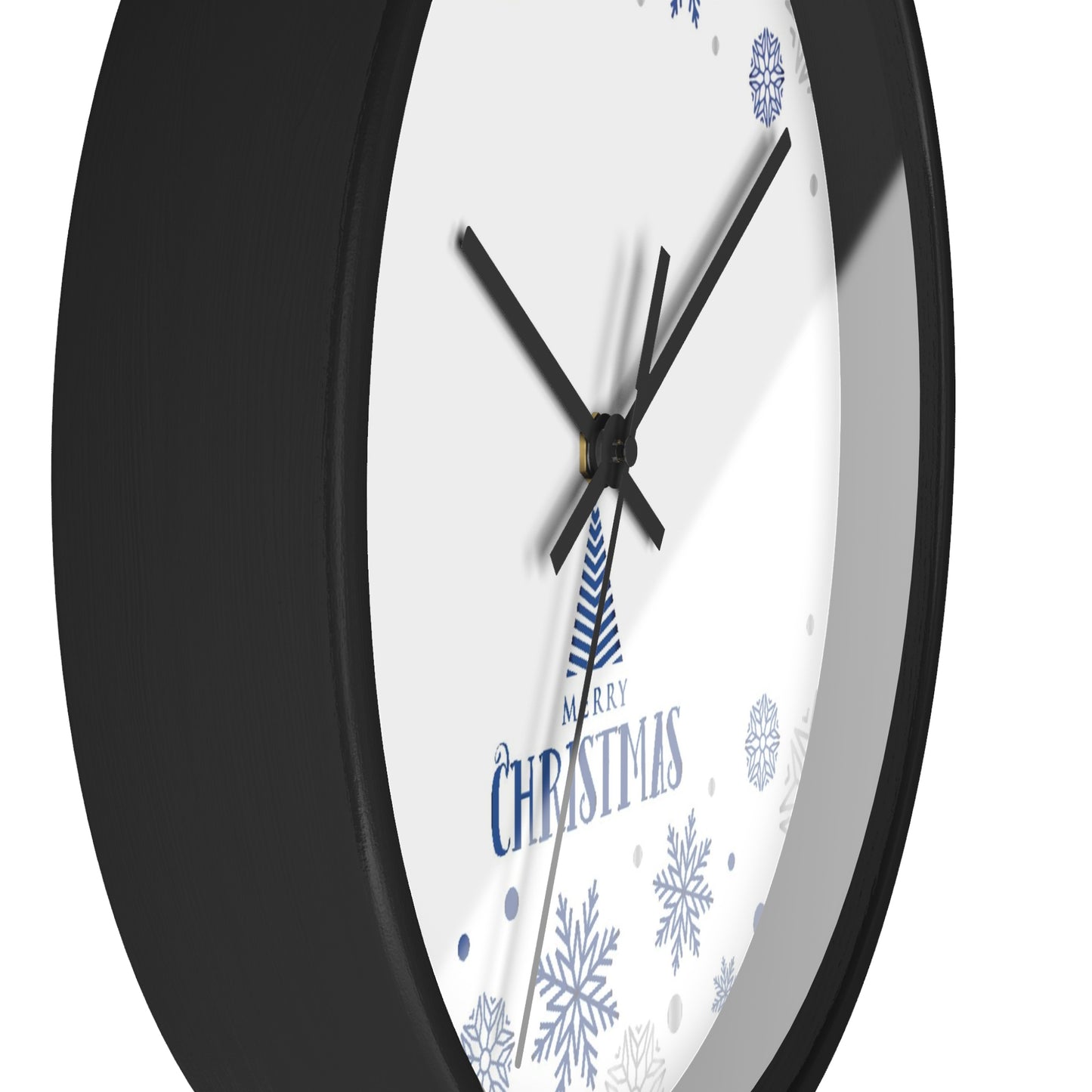 White Christmas Wall Clock