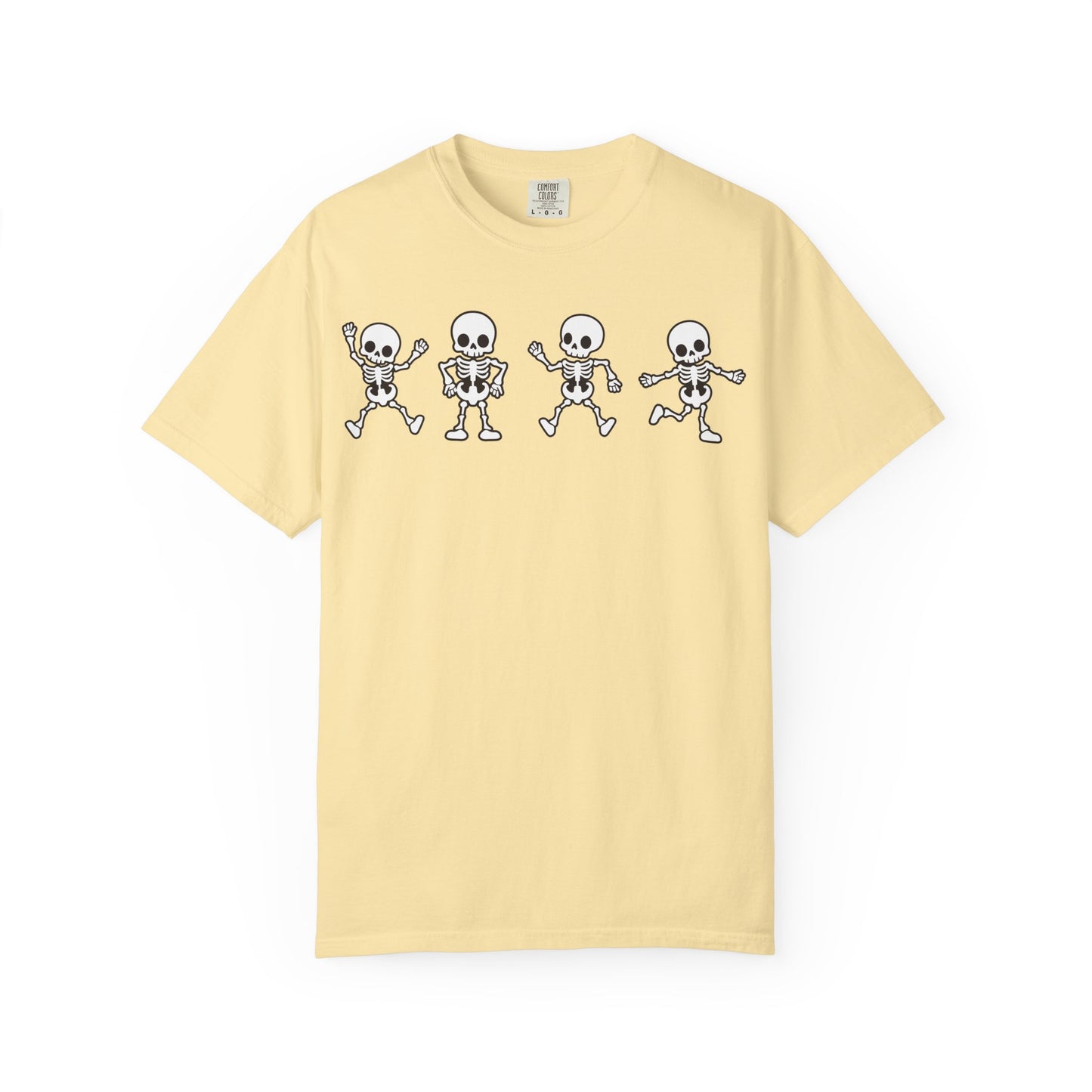 Dancing Skeletons Halloween T-Shirt – Fun Spooky Graphic Tee for Adults & Teens