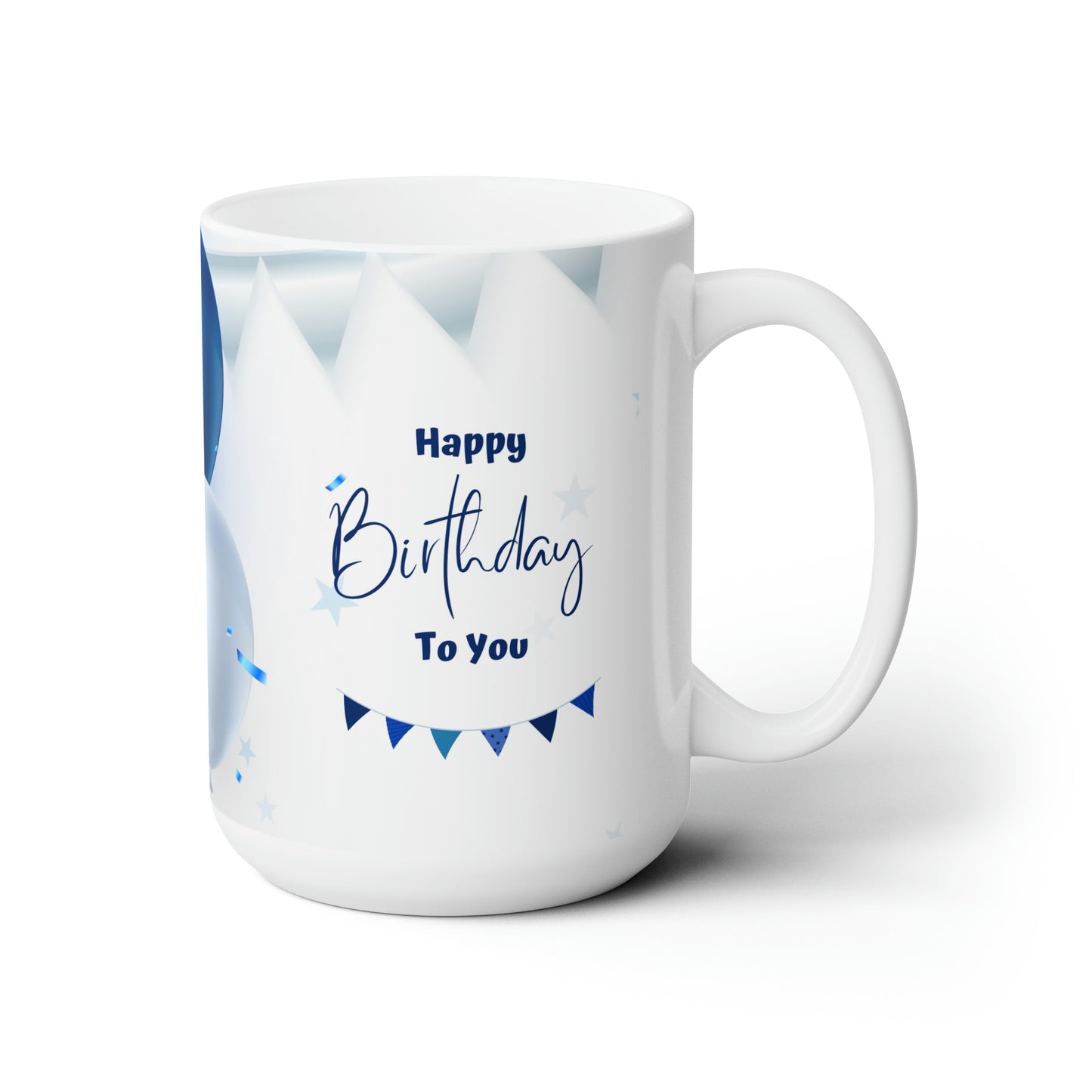 Happy Birthday Ceramic Mug, Birthday Gift, Black