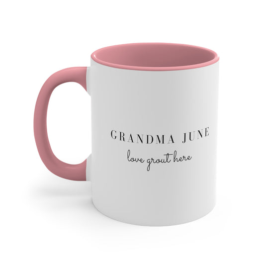 Grand Maa June Customise Birthday Accent Coffee Mug, 11oz