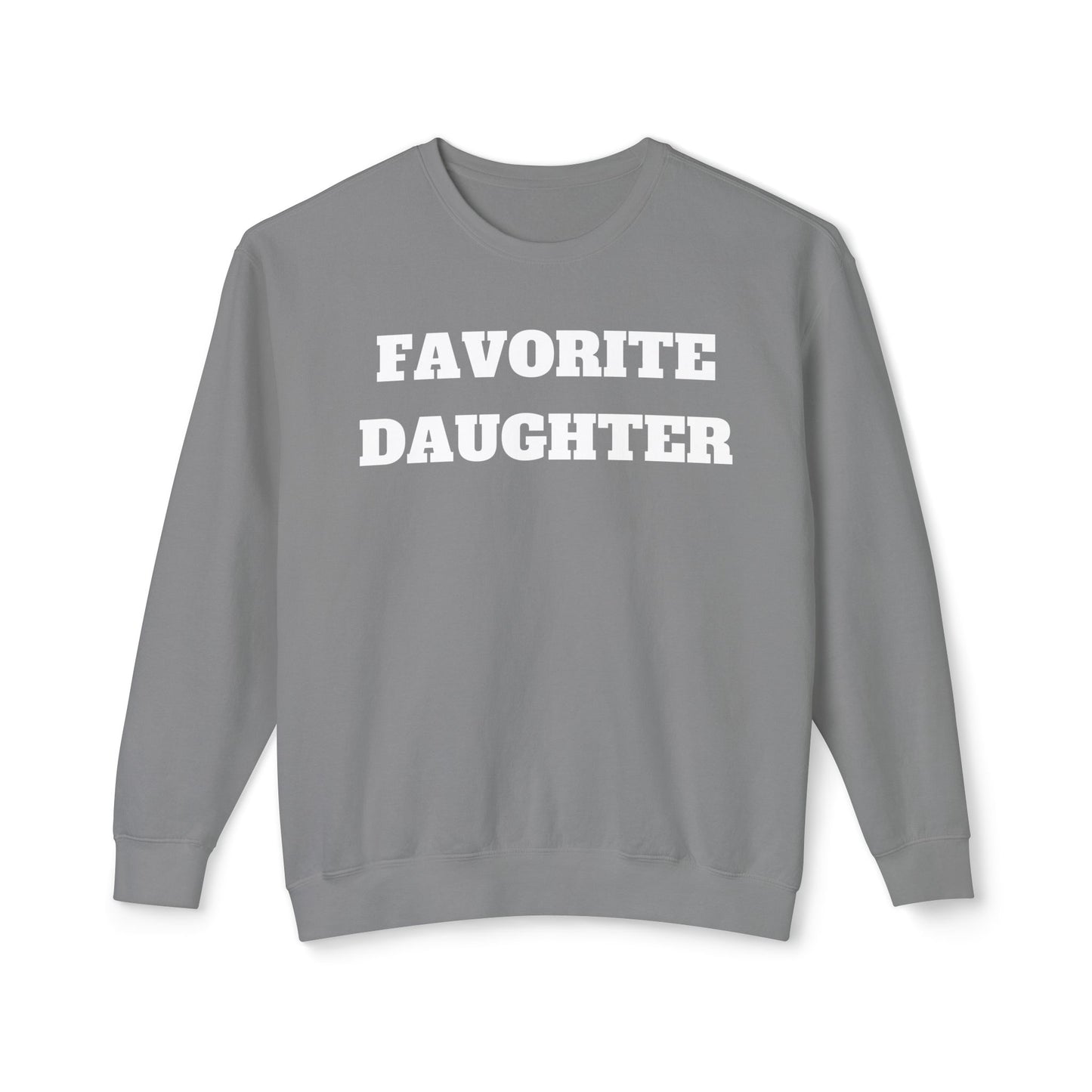 Favorite Daughter Text Graphic Crewneck Sweatshirt for Women