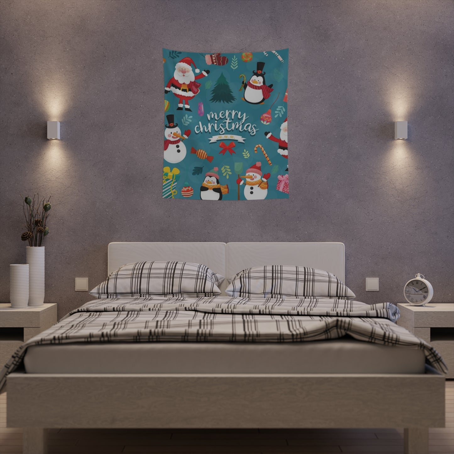 Christmas Printed Wall Tapestry