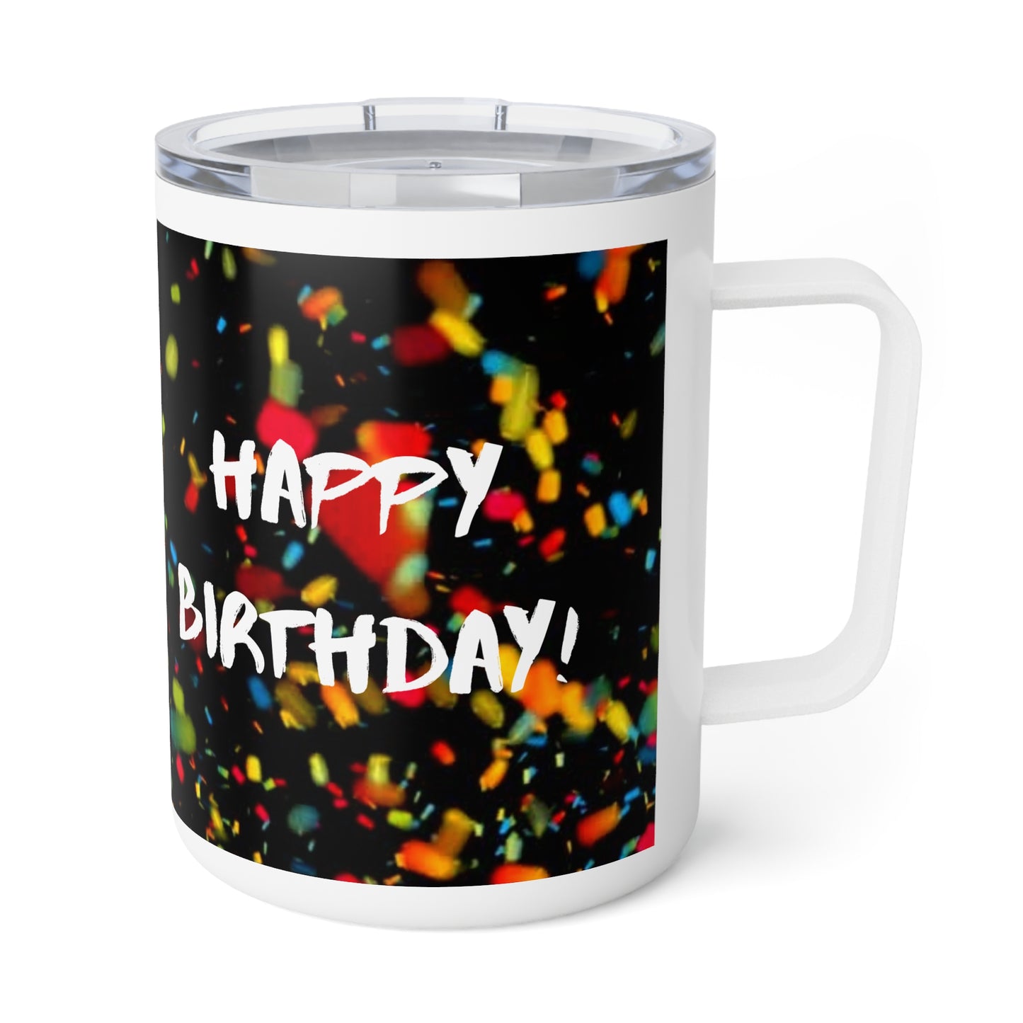 Happy Birthday Insulated Coffee Mugs, 10oz, Birthday Gift