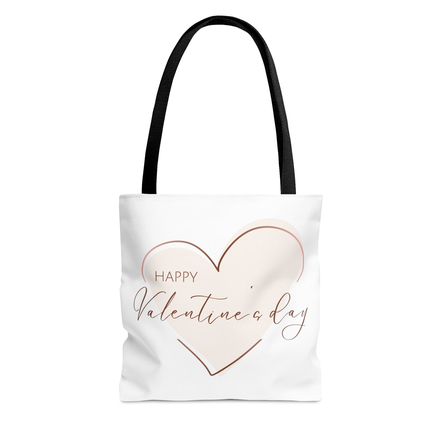 Happy Valentine's Day inside Heart Printed Tote Bag, Reusable Tote Bag –  Festival Gift Shop