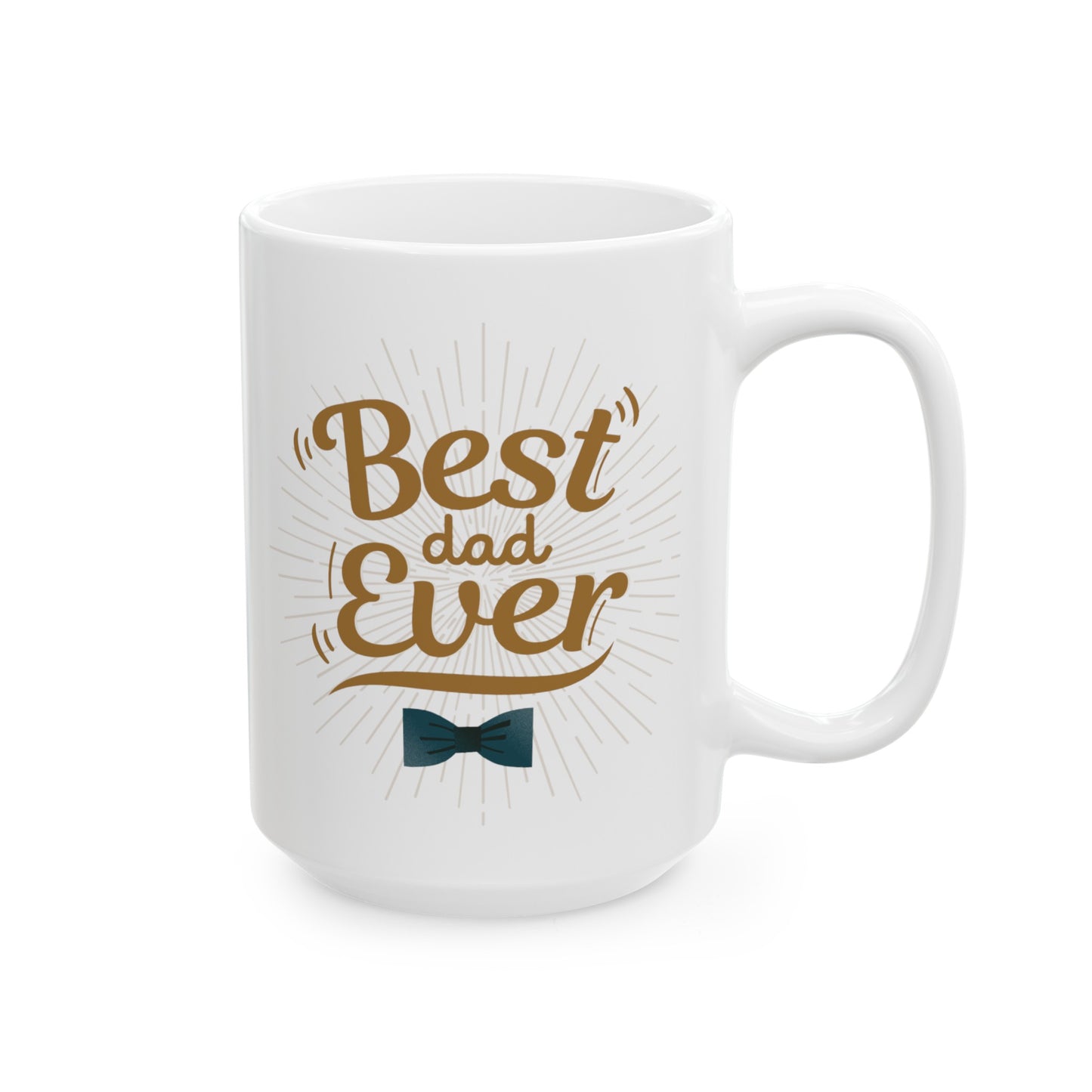 Best Dad Ever with Tie Mug for Father, Father's Day Gift