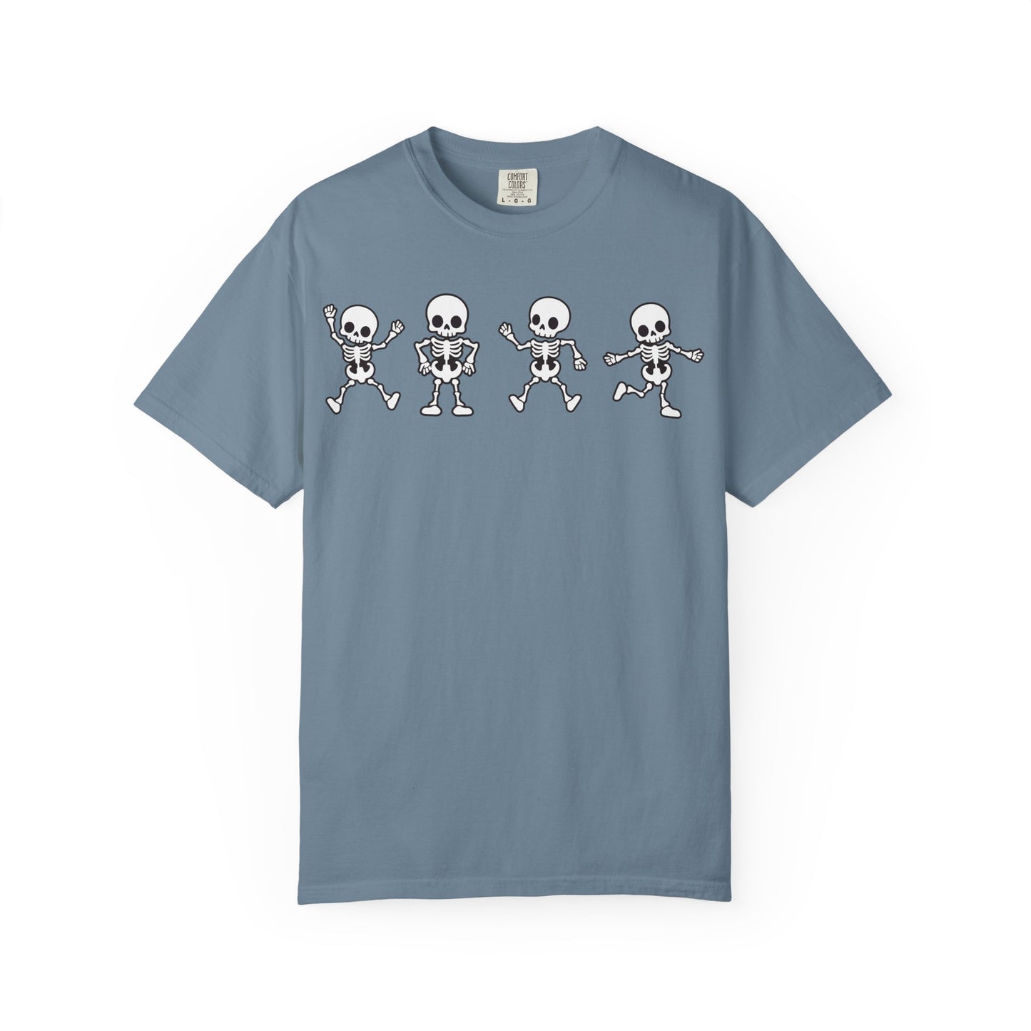 Dancing Skeletons Halloween T-Shirt – Fun Spooky Graphic Tee for Adults & Teens
