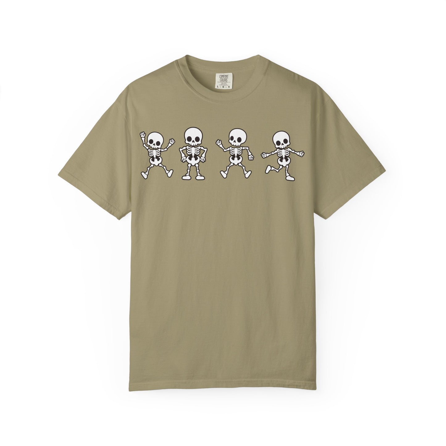 Dancing Skeletons Halloween T-Shirt – Fun Spooky Graphic Tee for Adults & Teens