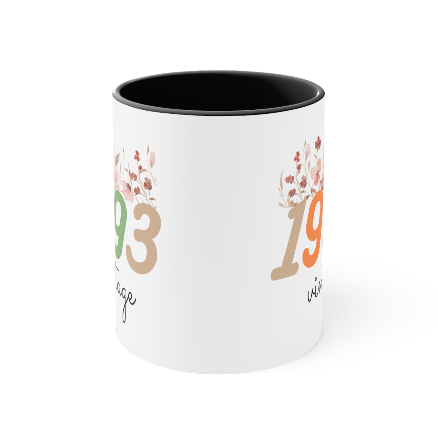 1993 Vintage Birthday Accent Coffee Mug, 11oz