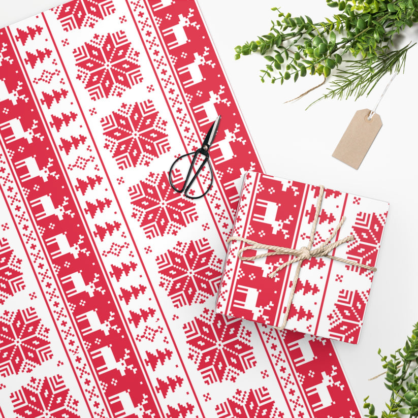 Charming Christmas Gift Wrapping Paper - Festival Gift Shop