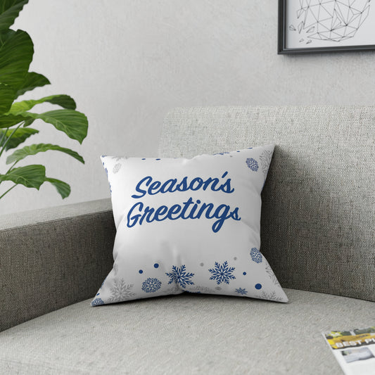 Hoilday Broadcloth Pillow, White